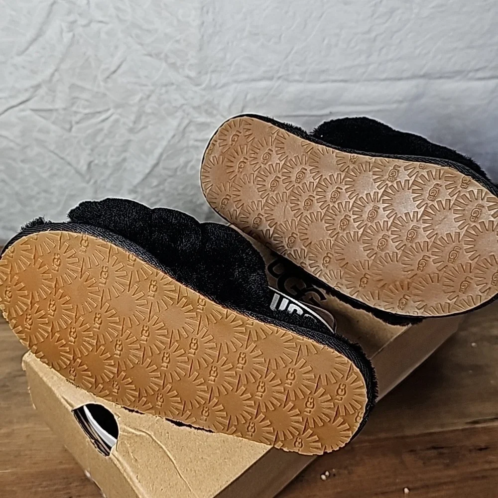UGG fluff slides
